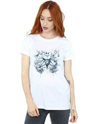 Disney - T-Shirt Nightmare Before Christmas Paint Spray Carers - Lyst