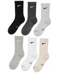 Nike - Collants & Bas U Nk Ed Elvd Crw 6P - Lyst