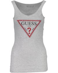 Guess Tank Top W81I19K1810 - Grau
