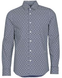 G-Star RAW Overhemd Lange Mouw Core Super Slim Shirt Ls - Blauw