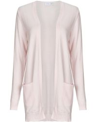 Vila - Vest Viril Open L/S Knit - Lyst