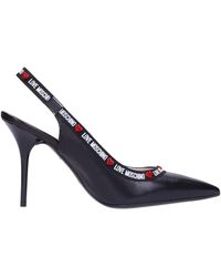 Femme Chaussures à talons Chaussures à talons Love Moschino Sandalo Love Moschino en coloris Noir 