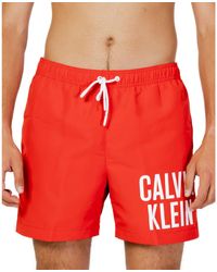 Calvin Klein KM0KM00701 Maillots de bain - Rouge
