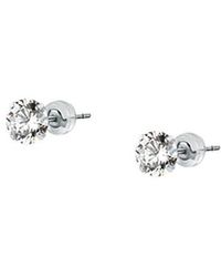 Cleor - Bijoux Boucles d'oreilles en or 375/1000 et zircon - Lyst