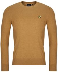 Lyle & Scott - Sweatshirt Cotton Merino Crew Neck Jumper - Lyst