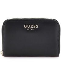 Guess - Portefeuille Laurel Slg Medium Zip Around - Lyst