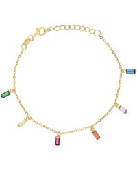 Cleor - Bracelets Bracelet en argent 925/1000 et zircon - Lyst