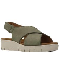 Clarks UN KARELY SUN SAGE NUBUCK Sandales - Vert