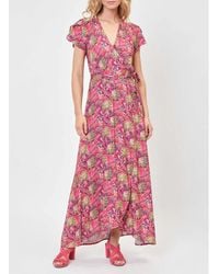 La Fiancee Du Mekong - Robe Robe longue cache-coeur ecovero ELEZA - Lyst