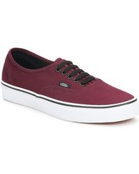 Vans - AUTHENTIC femmes Chaussures en violet - Lyst