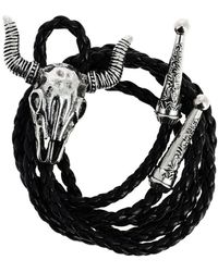 Clj Charles Le Jeune - Cravates et accessoires Bolo - Cravate Texane Tête de vachette - Lyst