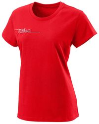 Wilson - T-shirt TEAM II TECH TEE W - Lyst