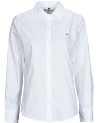 Tommy Hilfiger - Blusen Ess Poplin Regular Shirt - Lyst