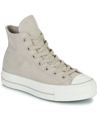 Converse - Baskets montantes CHUCK TAYLOR ALL STAR LIFT PLATFORM SUEDE - Lyst