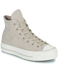 Converse - Sneakers Alte Chuck Taylor All Star Lift Platform Suede - Lyst
