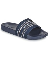 Tommy Hilfiger - Pantoffeln Tommy Webbing Slide - Lyst