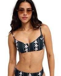 Roxy - Maillots de bain Printed Essentials Bralette - Lyst