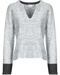 Vila - Pullover Vialva V-Neck - Lyst