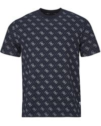 Guess - T-Shirt Korte Mouw Cn Ss Jacquard 4G Knit Top - Lyst