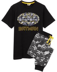 Dc Comics - Pyjamas / Chemises de nuit Camo Logo Ensemble pyjama à manches courtes et jambes longues - Lyst