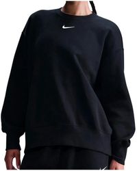 Nike - Sweat-shirt W NSW PHNX FLC OS LONG CREW - Lyst