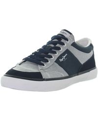Pepe Jeans - Baskets basses Chaussures en toile ref 48496 564 Chambray - Lyst