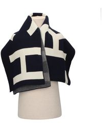 Woolrich WKACC1193 Echarpe - Bleu