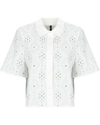 Vero Moda - Camicetta Vmeliza Short 2/4 Sleeve Shirt - Lyst