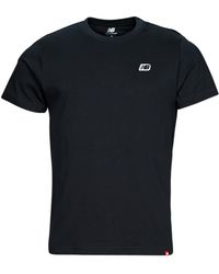 New Balance T-shirt Korte Mouw Small Logo - Zwart