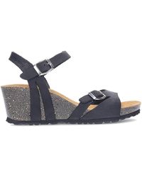 Interbios - Sandales Compensées 5612A Negro - Lyst