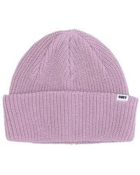 Obey - Bonnet Bold Organic Beanie Lilac Chalk - Lyst