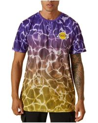 KTZ - T-shirt LA Lakers NBA Team Colour Water Prin - Lyst