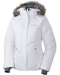 Columbia Parka Jas Lay'd'down Jacket - Wit