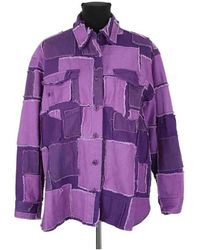 Laurence Bras - Veste Veste en coton violette - Lyst