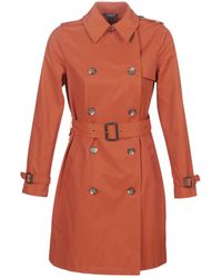 Lauren by Ralph Lauren Trenchcoat Trench Pkts - Oranje
