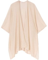 Liu Jo - Echarpe Poncho en maille Lurex® - Lyst