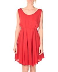 Aggabarti - Robe courte Aggarbati Robe Bretelles 121084 Cerise - Lyst