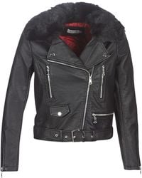 Molly Bracken Ha006a21 Women's Leather Jacket In Black