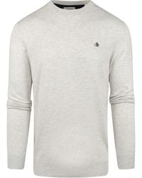 Scotch & Soda - Sweat-shirt Pull-over Blanc Melange - Lyst
