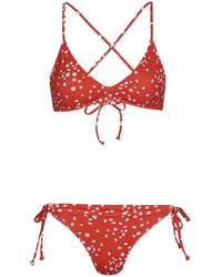 Roxy - Bikini Pt Beach Classics Strappy Set - Lyst