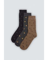 Ysabel Mora - Collants & Bas Lot De 3 Chaussettes À Motifs - Lyst