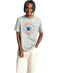 Converse - T-shirt FRONT CHUCK PATCH CORE TEE - Lyst