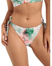 Lisca - Maillots de bain Bas maillot slip de bain taille basse à nouettes Japan - Lyst