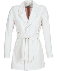 ONLY Trenchcoat Dicte Runa - Wit