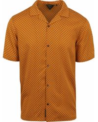 Superdry - Chemise Shirt Short sleeve Orange Geo Tan Print - Lyst