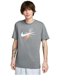 Nike - T-shirt T-shirt Sportswear gris - Lyst