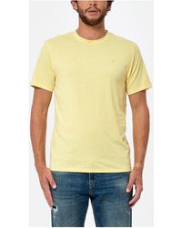 Kaporal - T-shirt - T-shirt col rond - jaune - Lyst