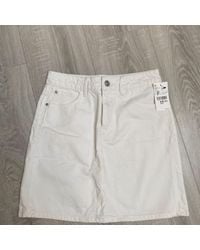 Pimkie - Jupes courtes Jupe en jean blanche - Lyst