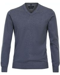 CASA MODA - Sweater Pullover V-Hals - Lyst