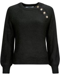 ONLY - Pull ONLEMMA LS BUTTON ONECK KNT - Lyst